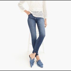 J.Crew 9” High-Rise Toothpick Jeans with Step Hem